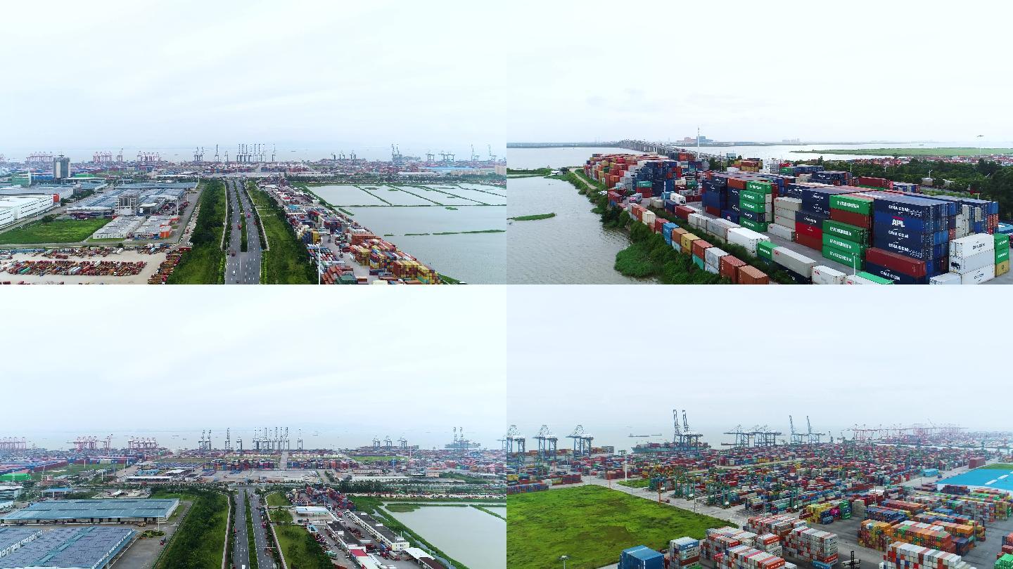 海港码头 码头货运合集 集装箱海运