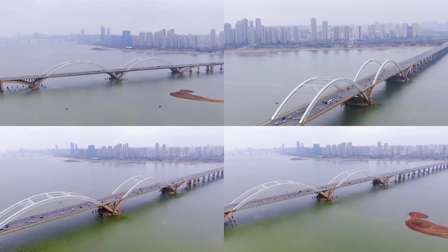 南昌生米大桥高清4K航拍