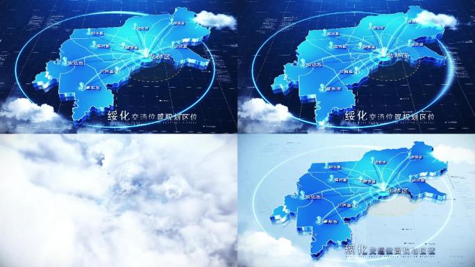 【绥化地图】科技绥化区位地图