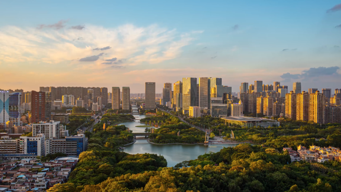 佛山延时摄影 城市宣传片千灯湖夜景灯光秀