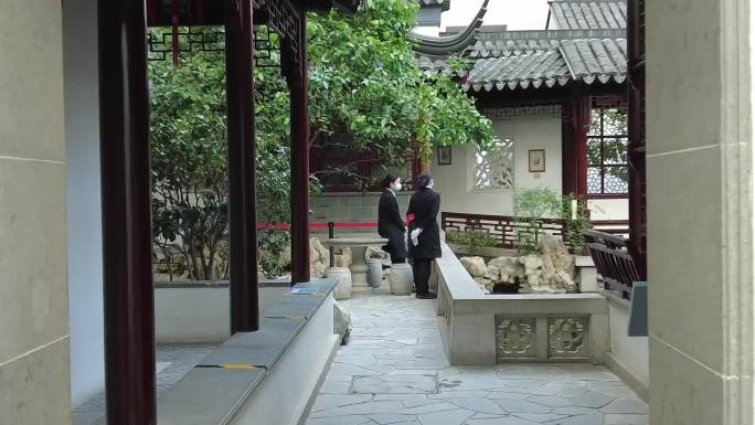 中式古建筑园林 苏州园林 北京地标建筑