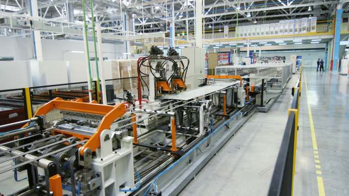 现代机床生产线中国研发生产自动化数控车间