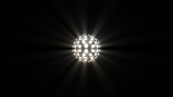 4K白色球形射灯灯球舞台球形灯光无缝循环