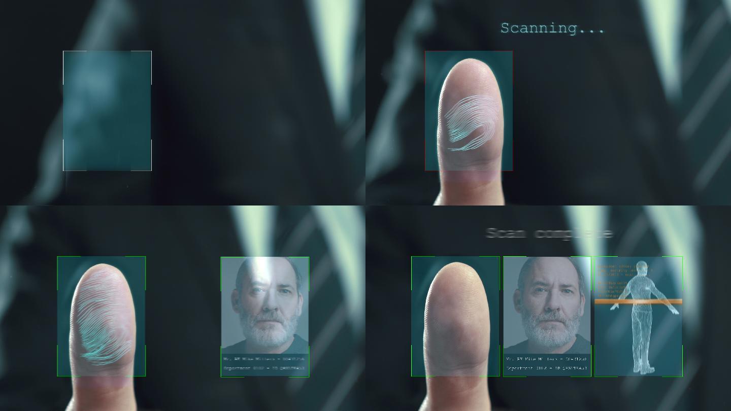 指纹扫描安全认证AI智能数据库