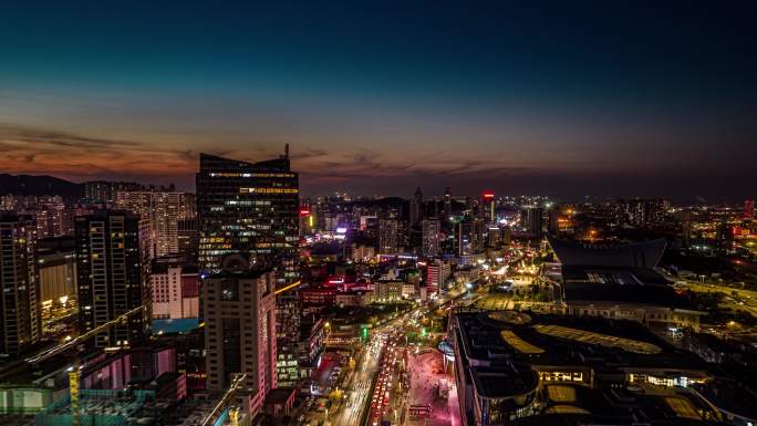 烟台夜景延时