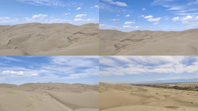 新疆沙漠环视（下至上至右）
