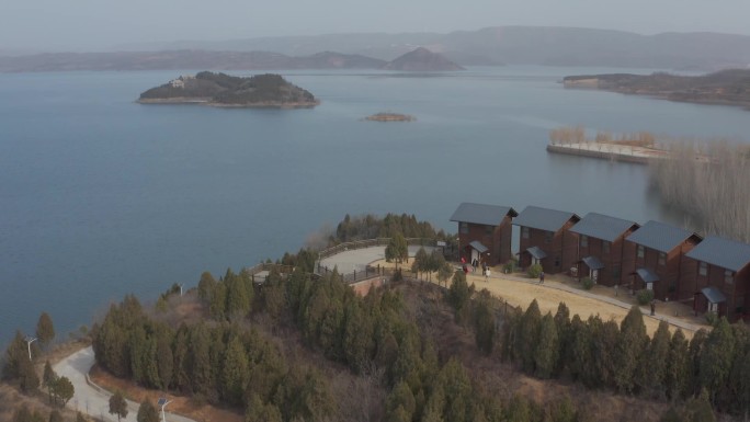 河南黄鹿山风景区沿黄公路