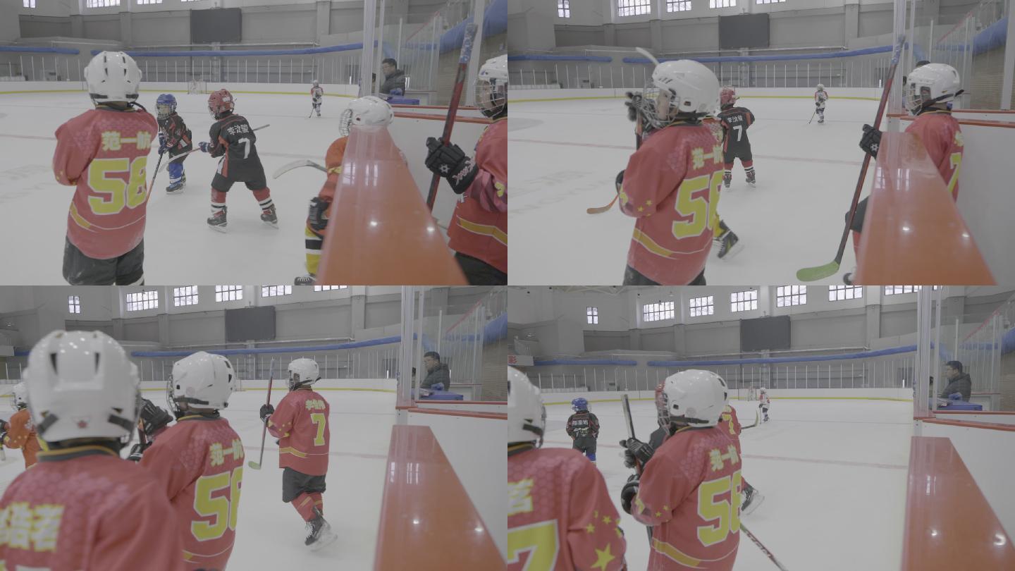 孩子 冰球 训练  比赛 冰上项目