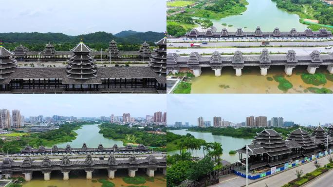 绿城南宁 相思湖公园 风雨桥