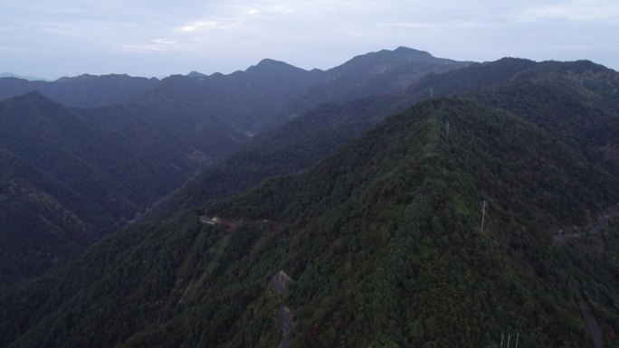 浙江丽水航拍 高清4k 美景 高山 俯瞰