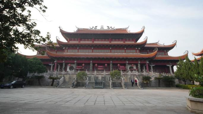 西禅寺寺庙大范围移动延时