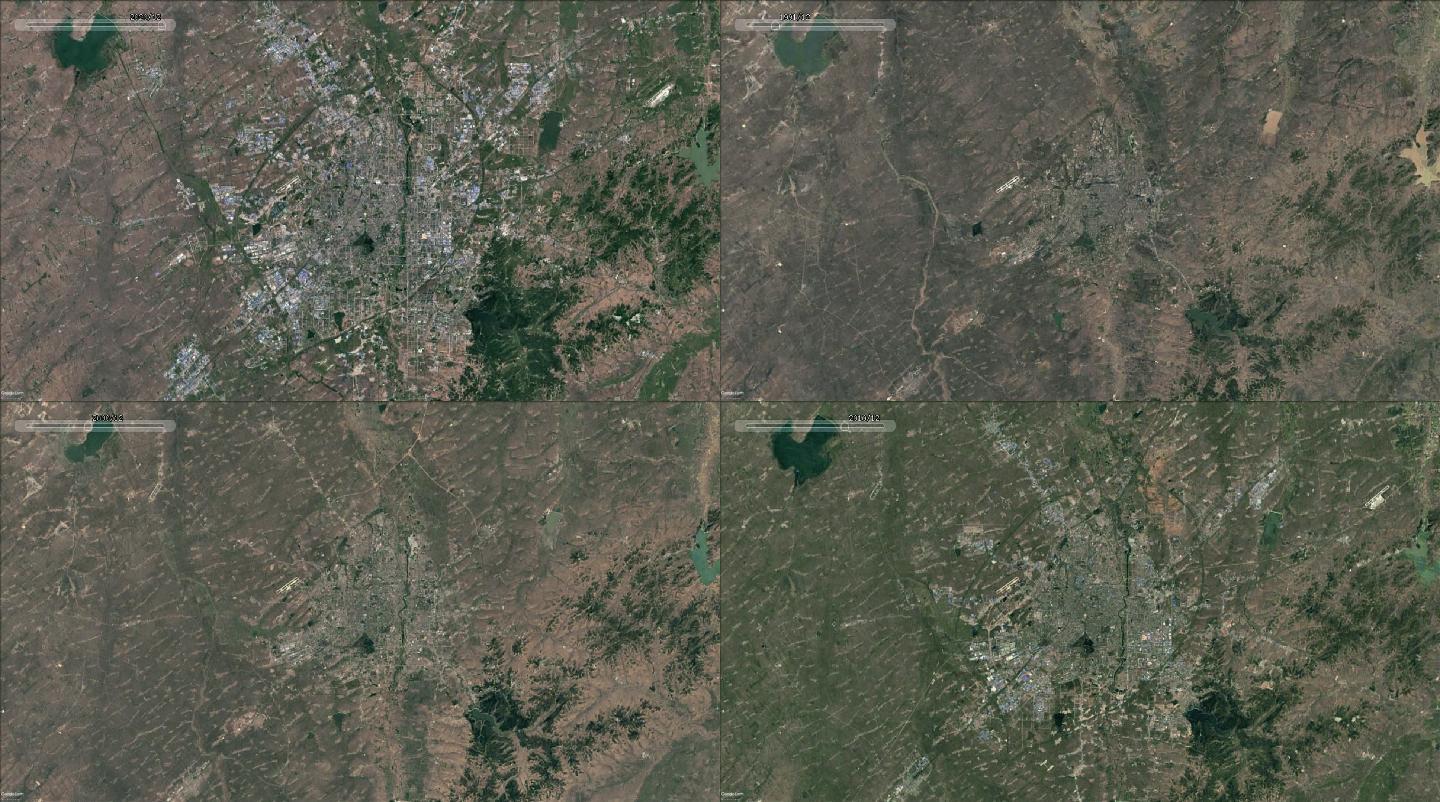 长春市卫星地图变化1984-2020