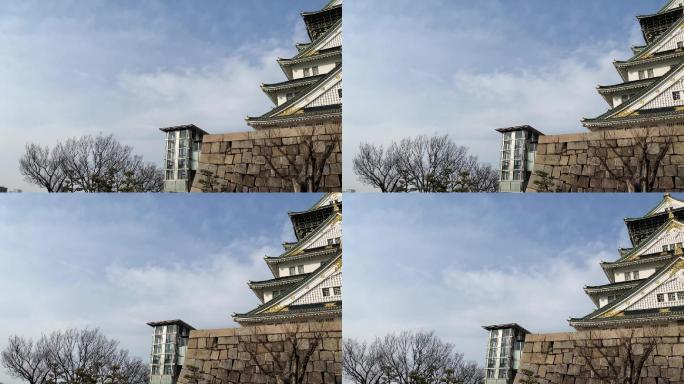 日本 大阪 天守阁 景点 风景