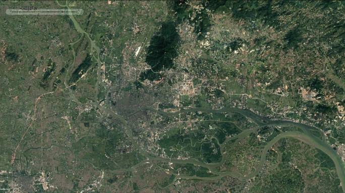 广州市卫星地图变化1984-2020