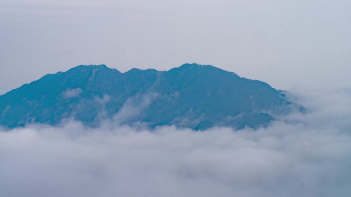 大山云海风光延时