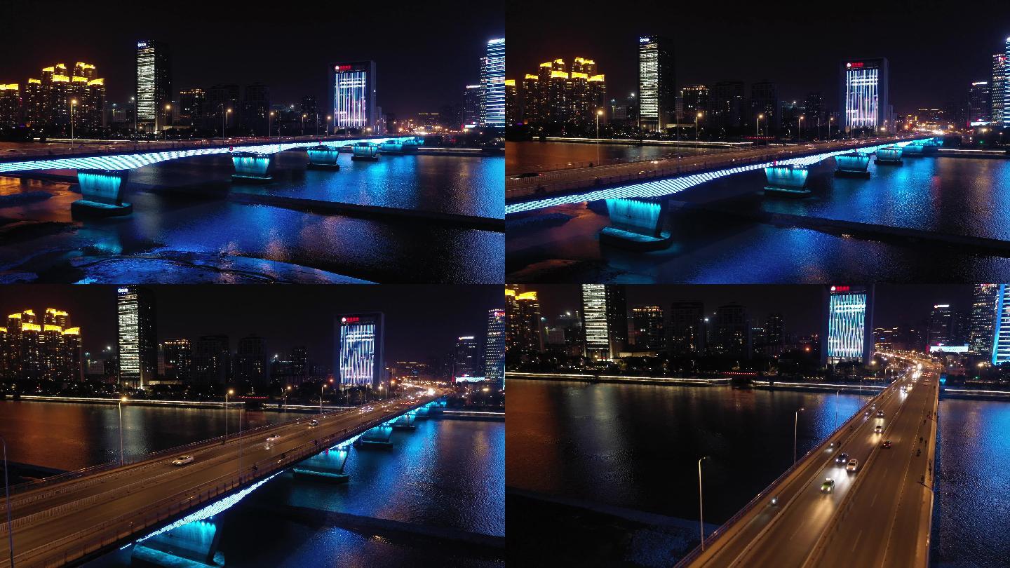 福州城市夜景——鳌峰大桥