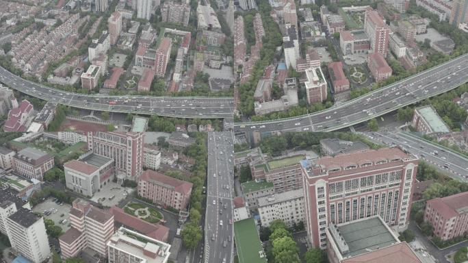 4K-log-航拍上海交通大学医学院