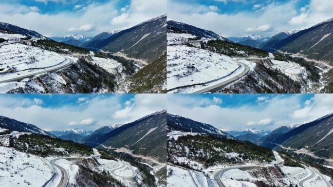 【正版素材】云南香格里拉雪山公路