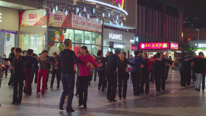 4K广场舞双人舞排练节目