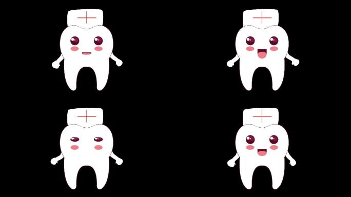 MG动画牙齿宝宝演讲解说动态视频