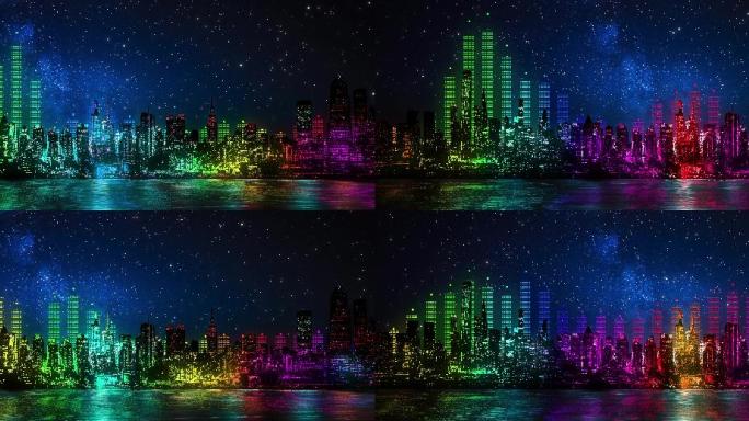 LED宽屏4k夜景6000x2160高清