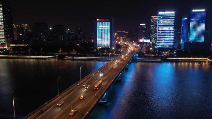 福州城市夜景——鳌峰大桥