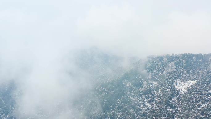 杭州法喜寺雪航拍