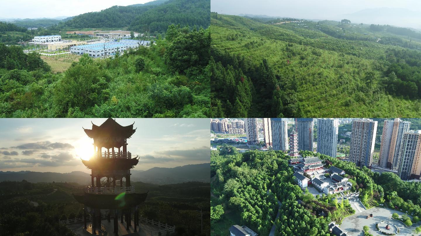 贵州黔东南州风景航拍