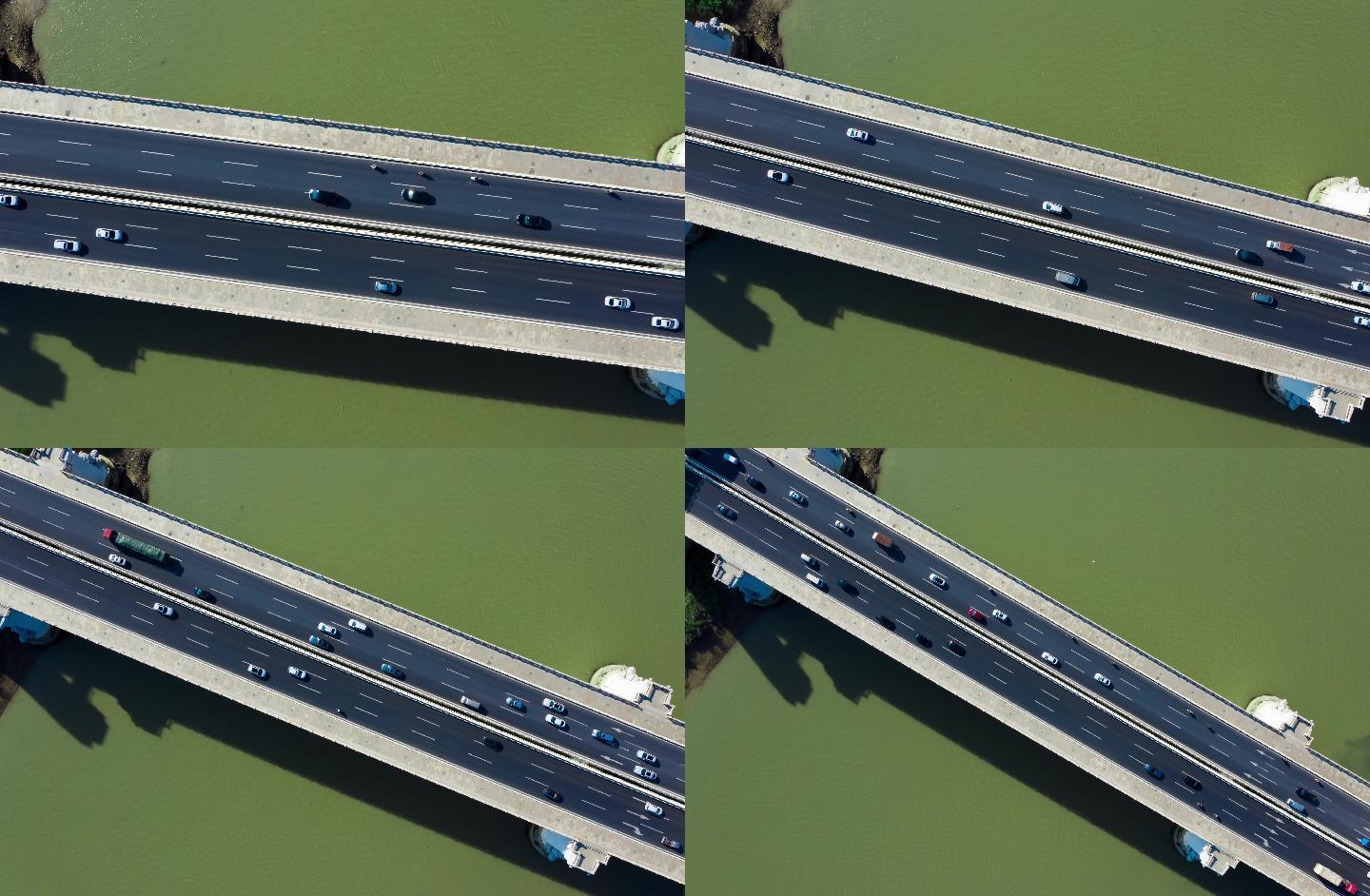泉州田安大桥旋转航拍延时