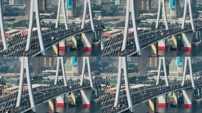 【商业4K素材】广州洛溪大桥御3长焦车流