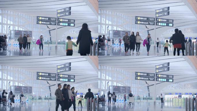 北京大兴机场 机场环境 设施 乘机人员