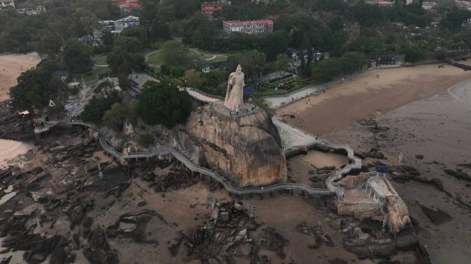 福建厦门鼓浪屿航拍4k