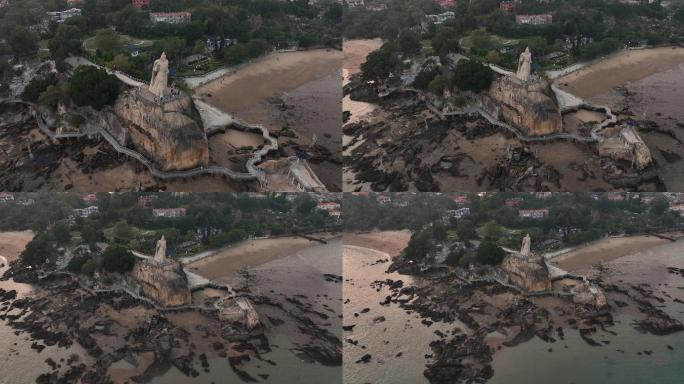 福建厦门鼓浪屿航拍4k