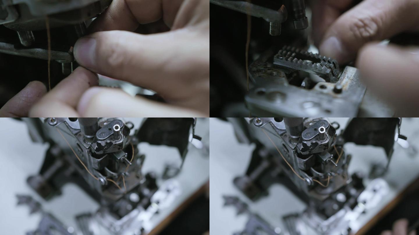 复古缝纫机器维修