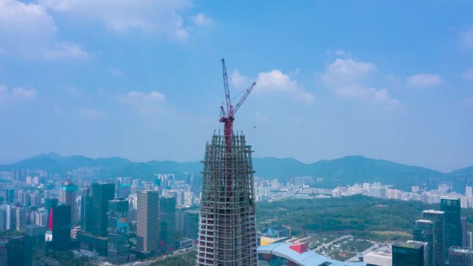 深圳_大百汇广场_建设航拍延时