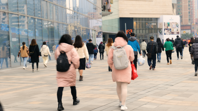 早晨城市 城市打拼 奋斗 街景