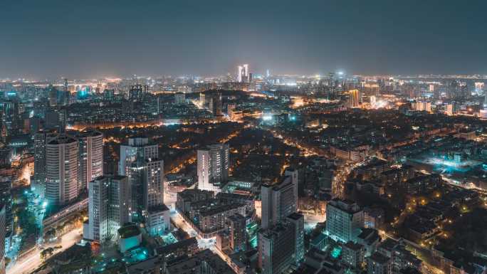 南京夜景_金鹰世界_夜景延时