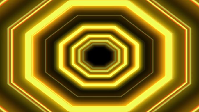 4K金色通道隧道黑洞效果视频
