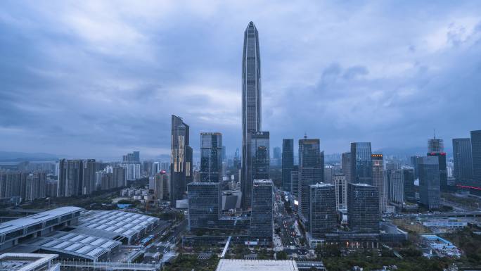 深圳_平安大厦_CBD天空云流延时