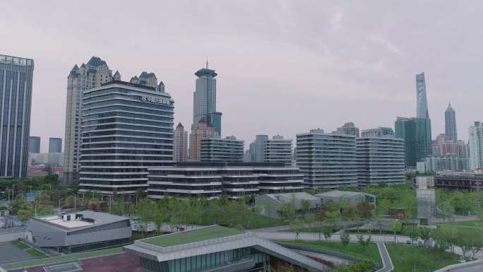 黄浦江滨建筑