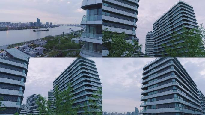 黄浦江边现代建筑