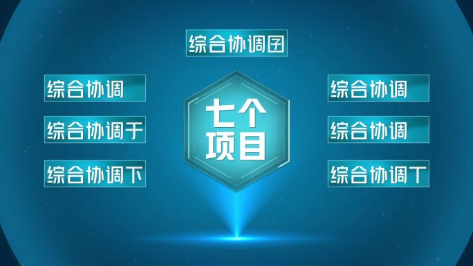 炫光青蓝科技概念主分分类项目展示