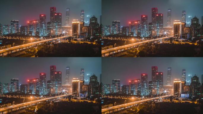 北京_国贸_建外SOHO_夜景