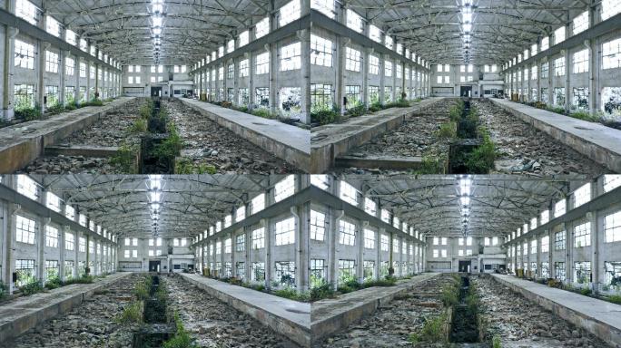 航拍雪后的云南轮胎厂旧址