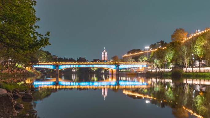 南京_大报恩寺_雨花石_夫子庙秦淮河夜景