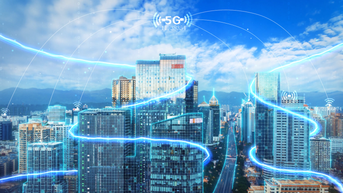 【4K】智慧福州科技感未来城市物联网5G