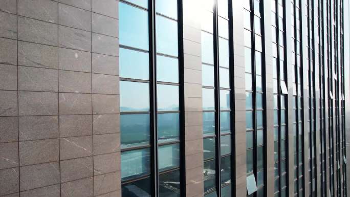 现代办公大楼外立面玻璃幕墙