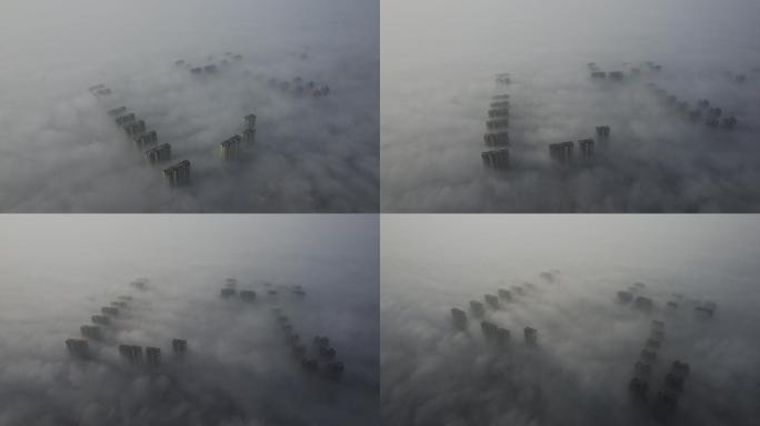 大雾笼罩城市1