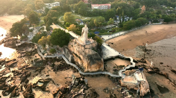 福建厦门鼓浪屿航拍4k