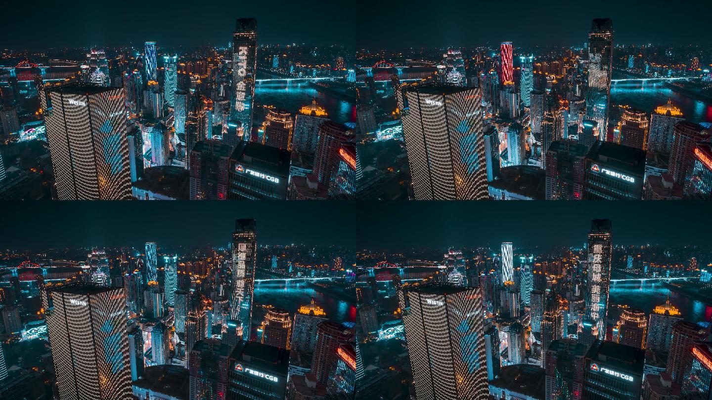 重庆_重庆城市夜景_夜景延时摄影